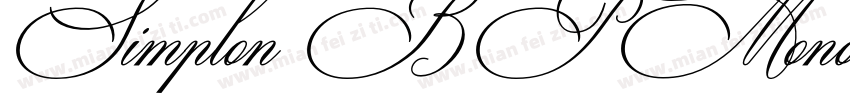 Simplon BP Mono Regular Regular字体转换